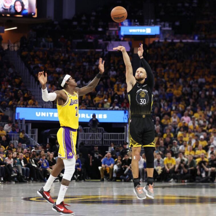 Los Angeles Lakers vs Golden state warriors last night