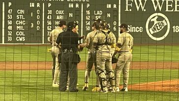 Randy Vasquez Leaves Game vs Red Sox